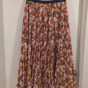 Diane Von Furstenberg Heavyn Alders Poppy Pleated Skirt 4